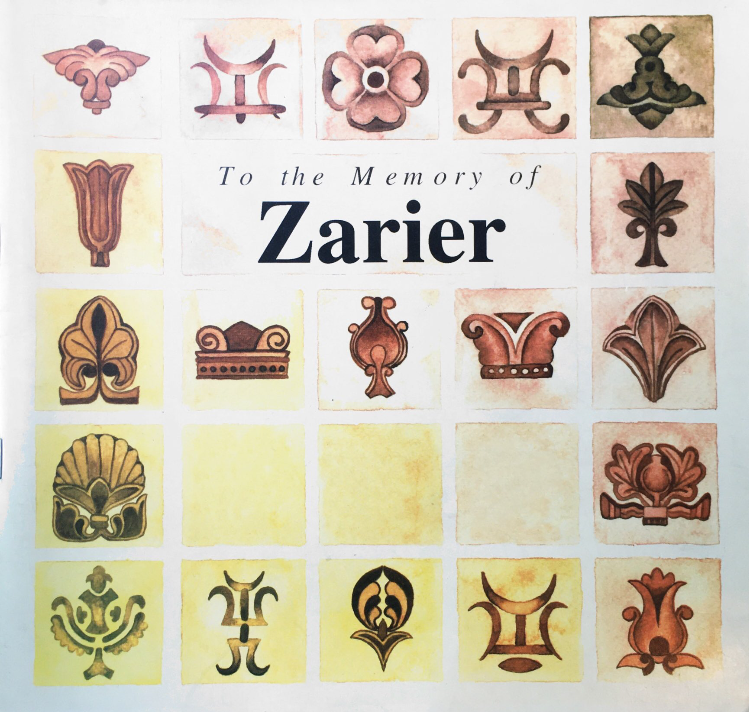 To the Memory of Zarier